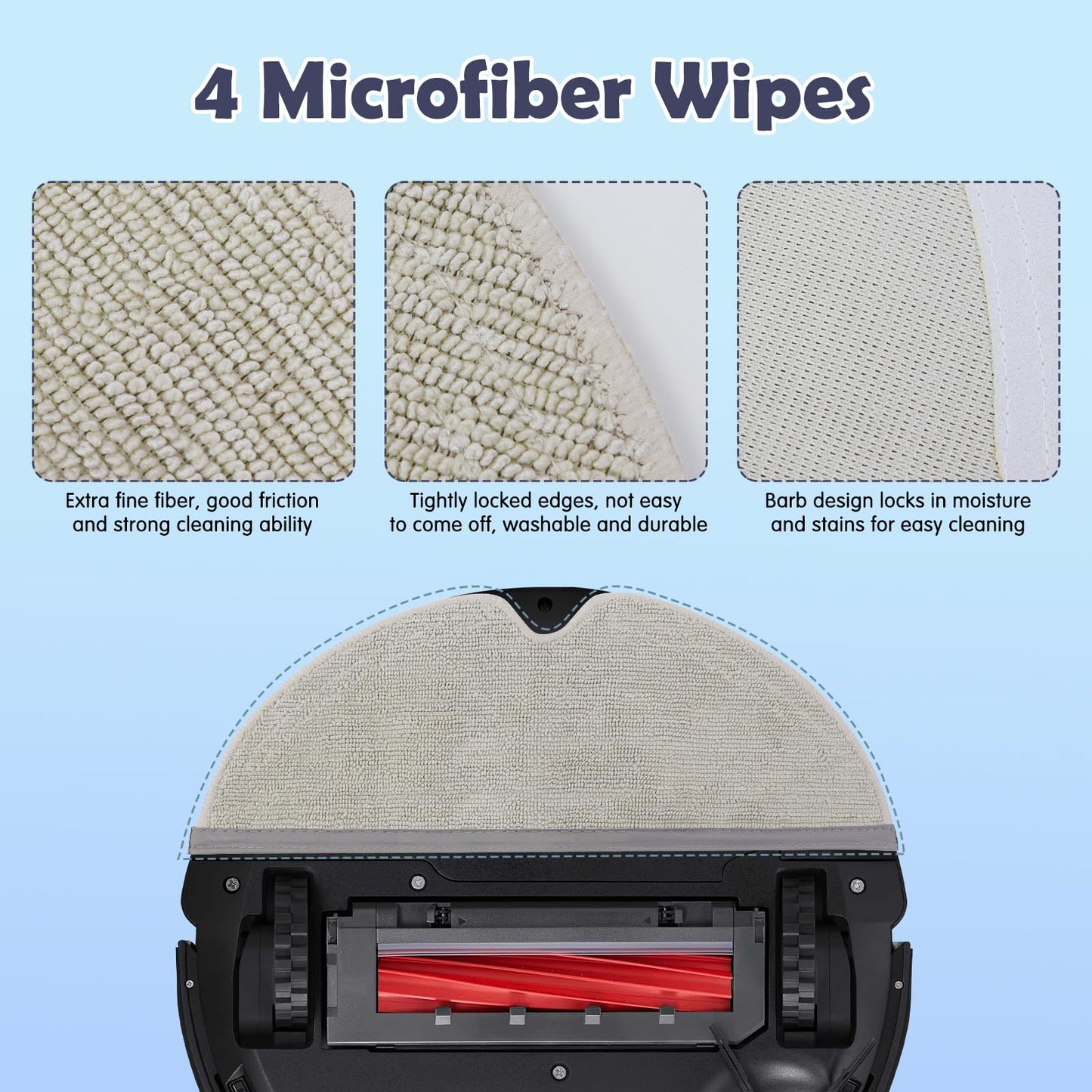 Accessories Kit Replacement Compatible with Roborock Q7 series Robot Vacuum(Not for Q7 M5)-18 Pack