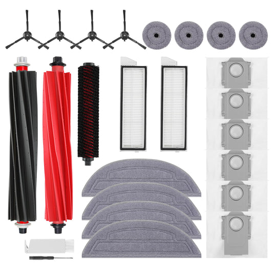 Accessories Kit Compatible with Roborock S8 Max/MaxV Ultra Robot Vacuum(24-Pack)