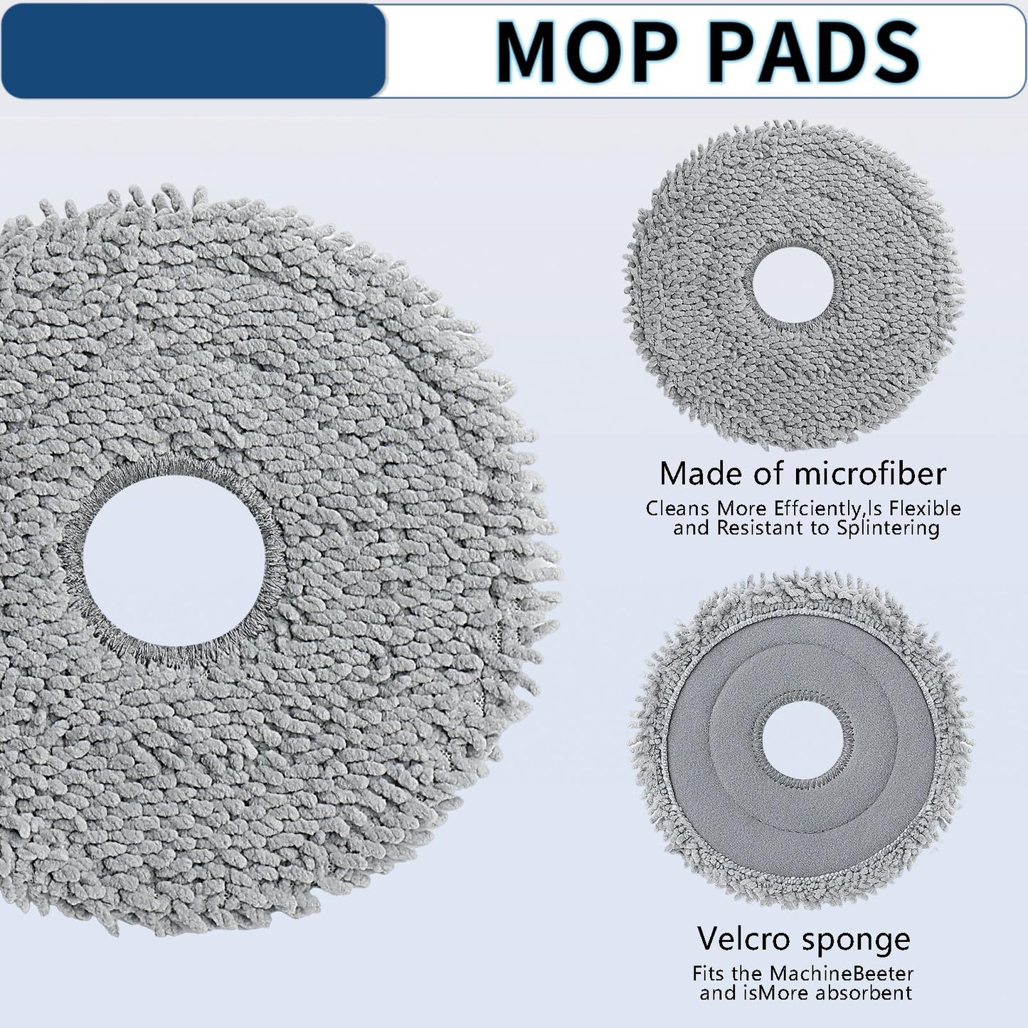 Replacement Parts for Roborock Qrevo Vacuum Cleaner Accessories Kit(19 Pack)