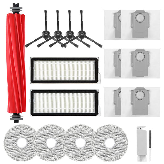 Accessories Replacement Kit for Roborock Q Revo S, Q Revo Pro, Q Revo Plus Robot Vacuum