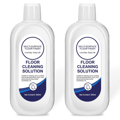 Multi-Surface Floor Cleaning Solution Compatible with Tineco, Cleaner Refill for All Mopping Robot Vacuums and Cordless Wet/Dry Mops (2 Bottle Pack, 500ml)