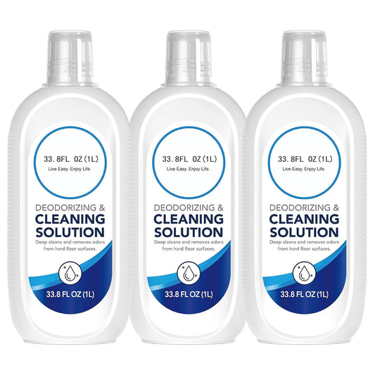 Tineco Floor Cleaning Solution 1L for iFLOOR Series (EXCEPT iFLOOR 5 Steam), FLOOR ONE S3 / S5 / S6 / S7 / S9 Artist Series (EXCEPT S5 Steam / S7 Steam/ S9 Artist Steam) Wet Dry Vacuum(3 pack)