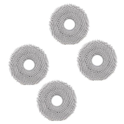 roborock 4 Pack Microfiber Mop Cloths for Q Revo, Qrevo MaxV, Qrevo S, Qrevo Pro, Qrevo Slim Qrevo S5V Robot Vacuum Cleaner, Mop Pad Replacement Accessories