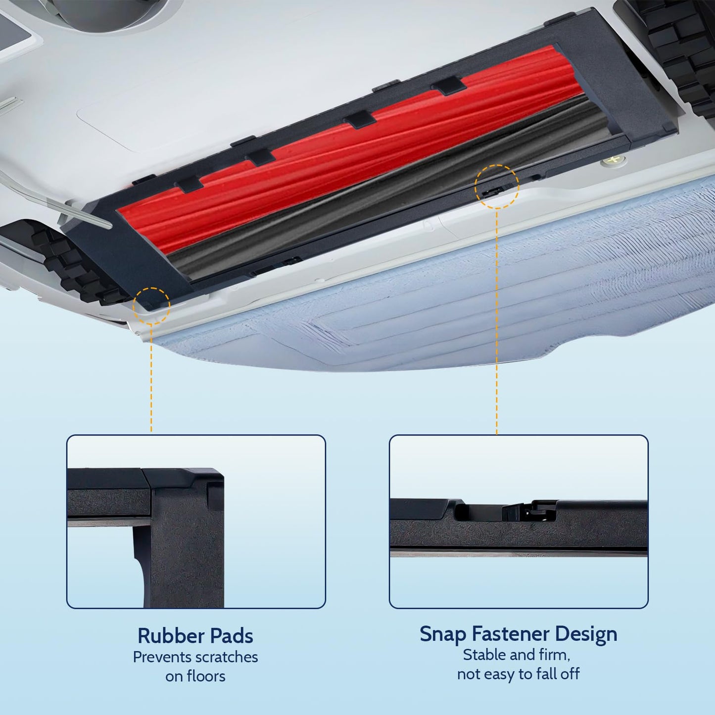 Main Brush Cover for Roborock S8 Pro Ultra / s8 series Sweeping Robot Roller Brush Cover Replacement Accessories