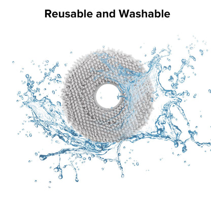 roborock 4 Pack Microfiber Mop Cloths for Q Revo, Qrevo MaxV, Qrevo S, Qrevo Pro, Qrevo Slim Qrevo S5V Robot Vacuum Cleaner, Mop Pad Replacement Accessories