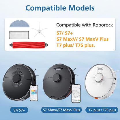 Roborock s7 accessories Replacement Parts for Roborock S7/T7 series, Roborock S7 MaxV series(13 Pack)