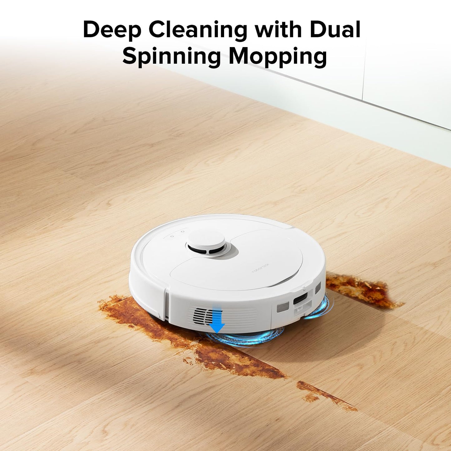 roborock 4 Pack Microfiber Mop Cloths for Q Revo, Qrevo MaxV, Qrevo S, Qrevo Pro, Qrevo Slim Qrevo S5V Robot Vacuum Cleaner, Mop Pad Replacement Accessories