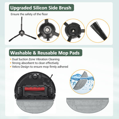 Accessories Kit Compatible with Roborock S8 Pro Ultra Robot Vacuum Cleaner（18 Pcs）