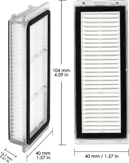 (8 Pieces) HEPA Filters Compatible for Dreametech L20 Ultra/ L30 Ultra Robot Vacuum Filter Kit, Replacement Parts 8 Filters