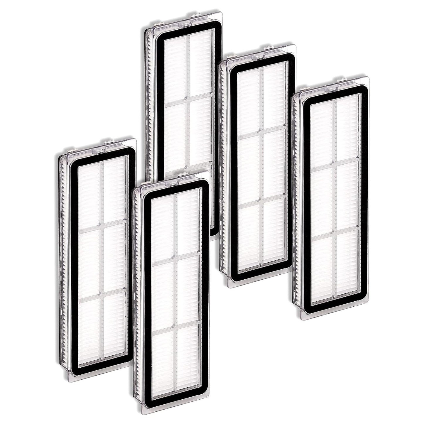 (5 Pieces) L10s Ultra HEPA Filter Compatible with Dreame L10s Ultra, L10s Pro, L10 Ultra, Z10 Pro, S10, S10 PRO, S10 PLUS, B101CN, W10, X10+, L10+ plus, Z10 pro, Robot Vacuum Cleaner Accessories