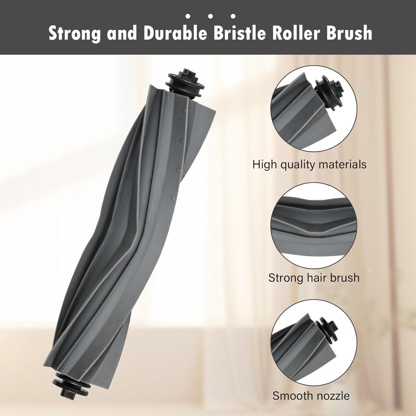 24 Pack Replacement Accessories for Dreame L20 / L30 Ultra Robot Vacuum，1 Main Brush 4 HEPA Filters 6 Side brushes 6 Mop Pads 6 Dust Bags 1 Cleaning Brush