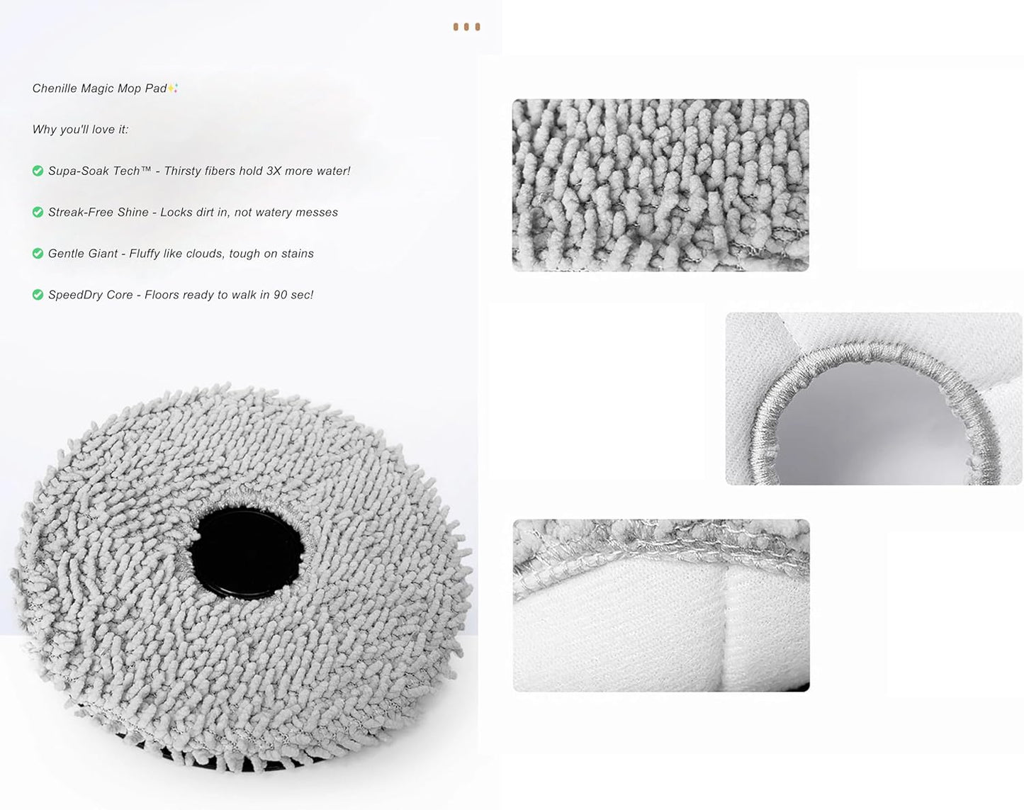 Dreame X50 Ultra Replacement Parts Accessories for Dreame X50 Ultra Complete L50 Ultra X50 Master L40s Pro Ultra MOVA V50 Mop Pads X6 Dust Bags X4; HEPA Filter X4; Main Brushes X2; Side Brushes X4