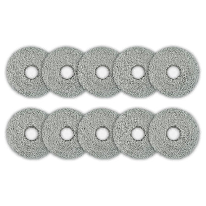 (10 Pack) X50 Ultra Mop Pads for Dreame X50 Ultra/ X40 Ultra/ L40s Pro Ultra/ L50 Pro Ultra/ X50 Master/ X30 Ultra/ L10s Ultra/ L10s Pro Gen 2/ L10s Pro Ultra/ L10s Plus/ L20 L30 L40 Ultra Mop Pad