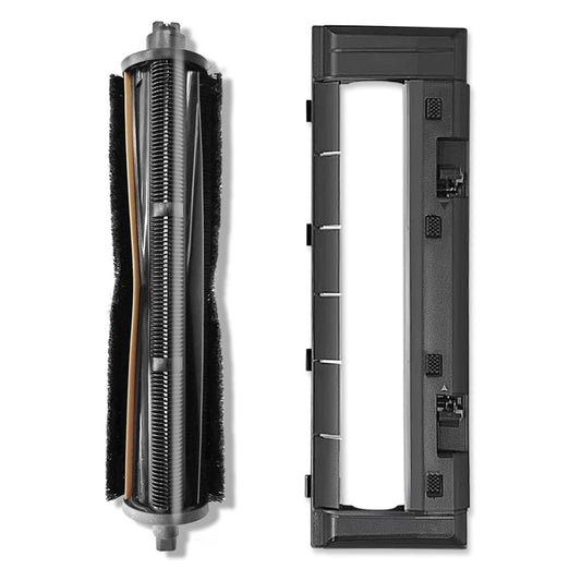 TriCut Brush Main Brush Cover Kit Compatible with Dreame D10 Plus/D10 Plus Gen 2/D9 Max Gen 2/D10S Plus Robot Vacuum Cleaner Replacement Parts Accessories Anti-Tangle Brush for All Floor