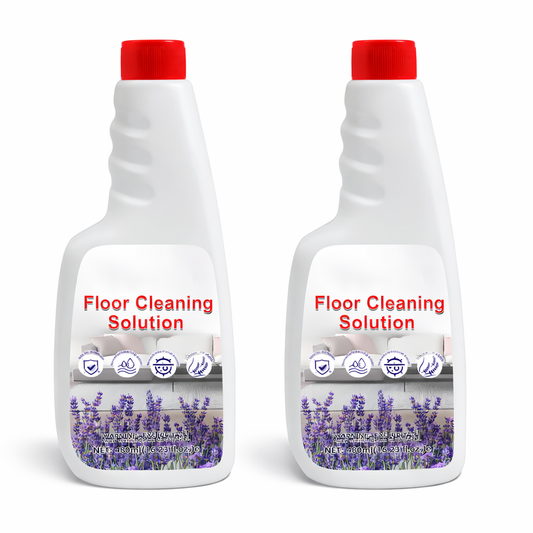 Lavender Floor Cleaning Solution,Compatible With Roborock Robot Vacuum And Mop Cleaner, Deep Cleans For Multiple Hard Floors, Suitable With All Robot Vacuums With Mopping 480ml
