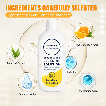 Floor Cleaning Liquid Solution Lemon Flavor 500ml, Compatible for Tineco FLOOR ONE S5/S3/IFLOOR3/IFLOOR2, Compatible for IFLOOR SERIES Vacuum Robot